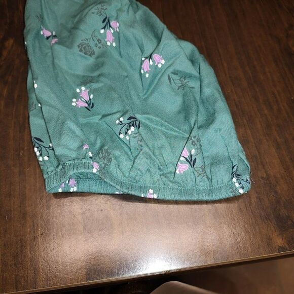 New Croft & Barrow Green Flowered Tunic Top Women's 2X - Picture 3 of 3